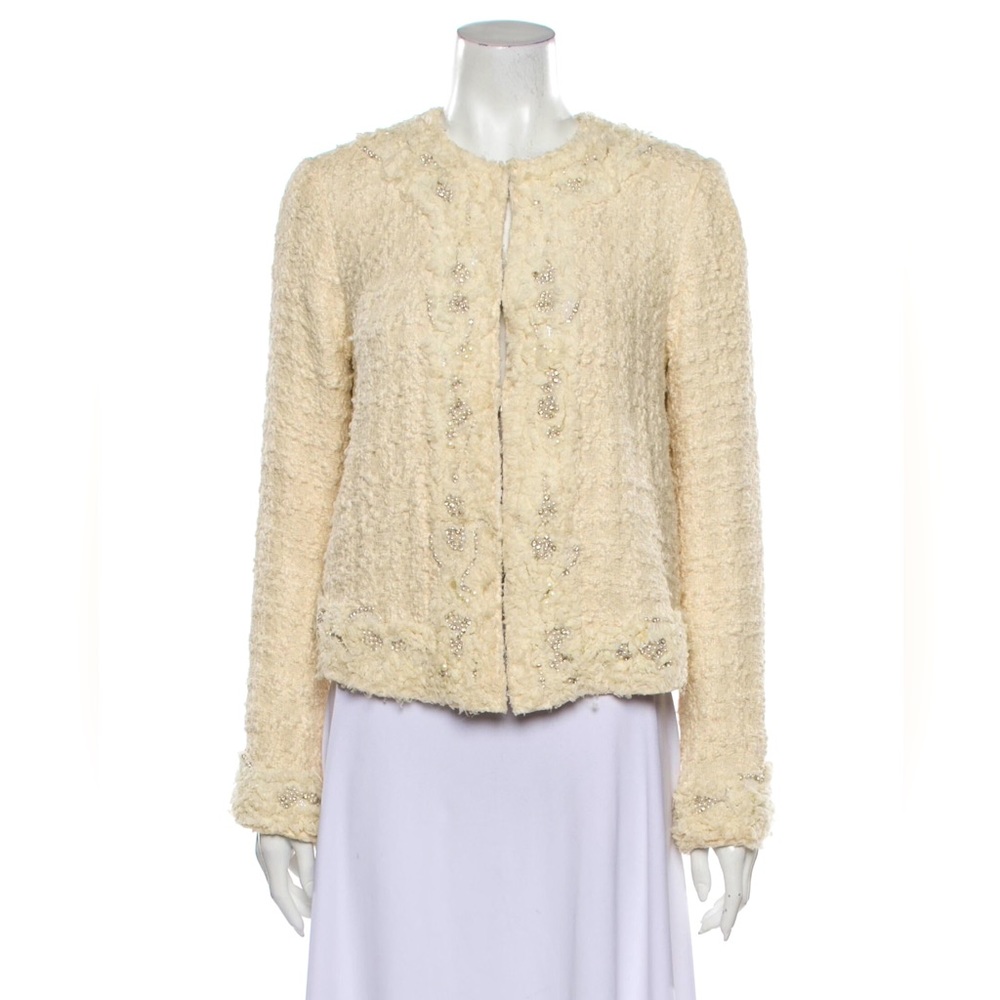 Alice + Olivia Evening Tweed Pattern Jacket